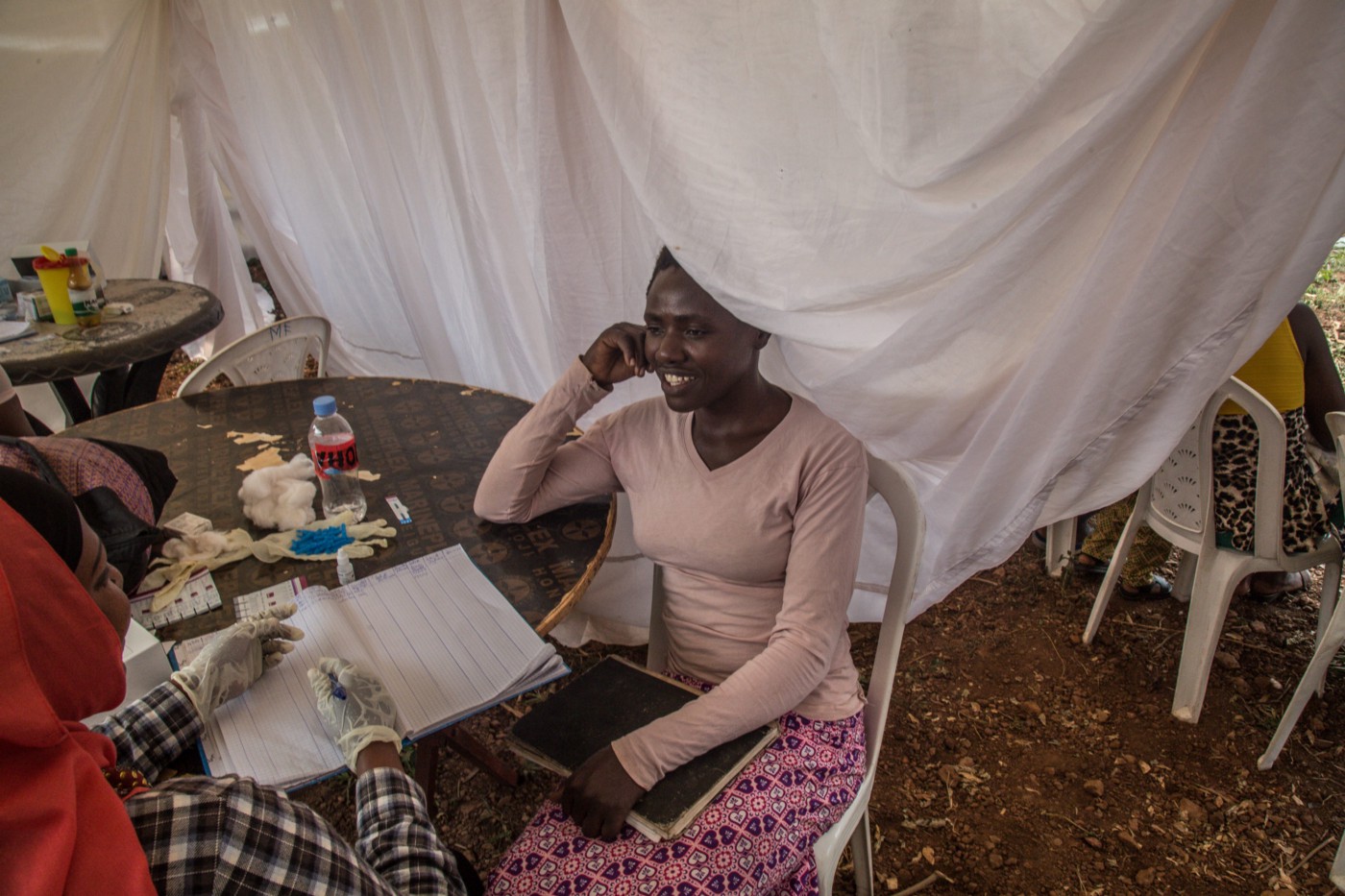 Getty Images photo with women accessing health care