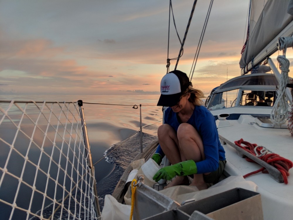 Girl in a boat