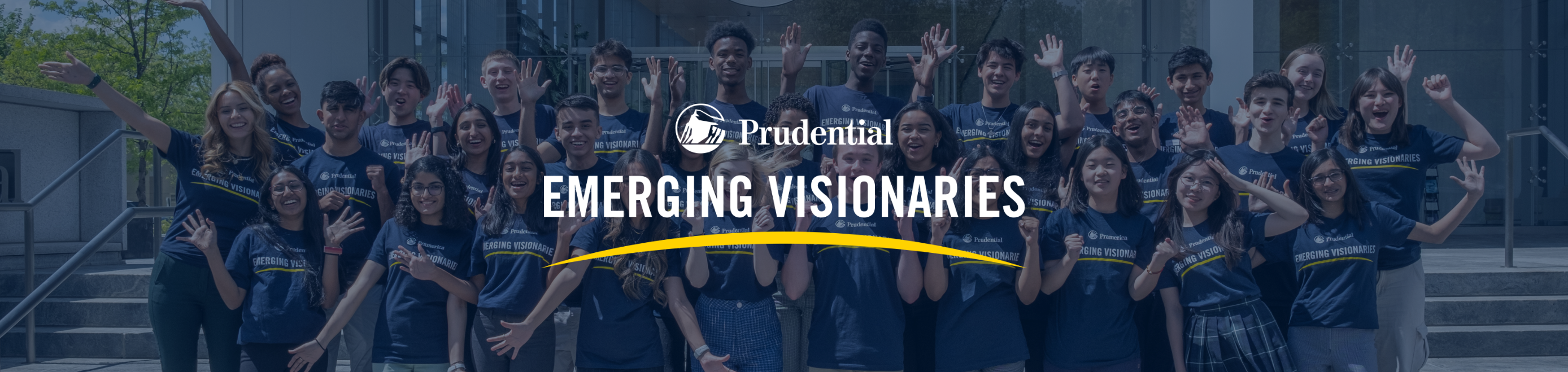 Group photo of the Prudential Winners with the challenge logo